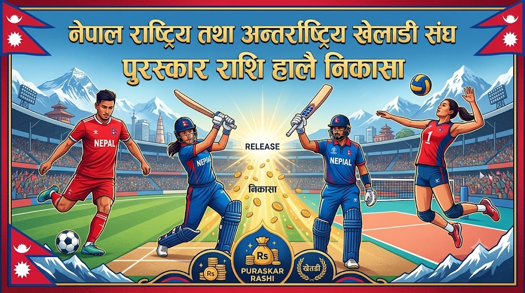ढिलाइपछि खेलाडीको पुरस्कार निकासा, खेलाडी संघद्वारा सरकारलाई धन्यवाद