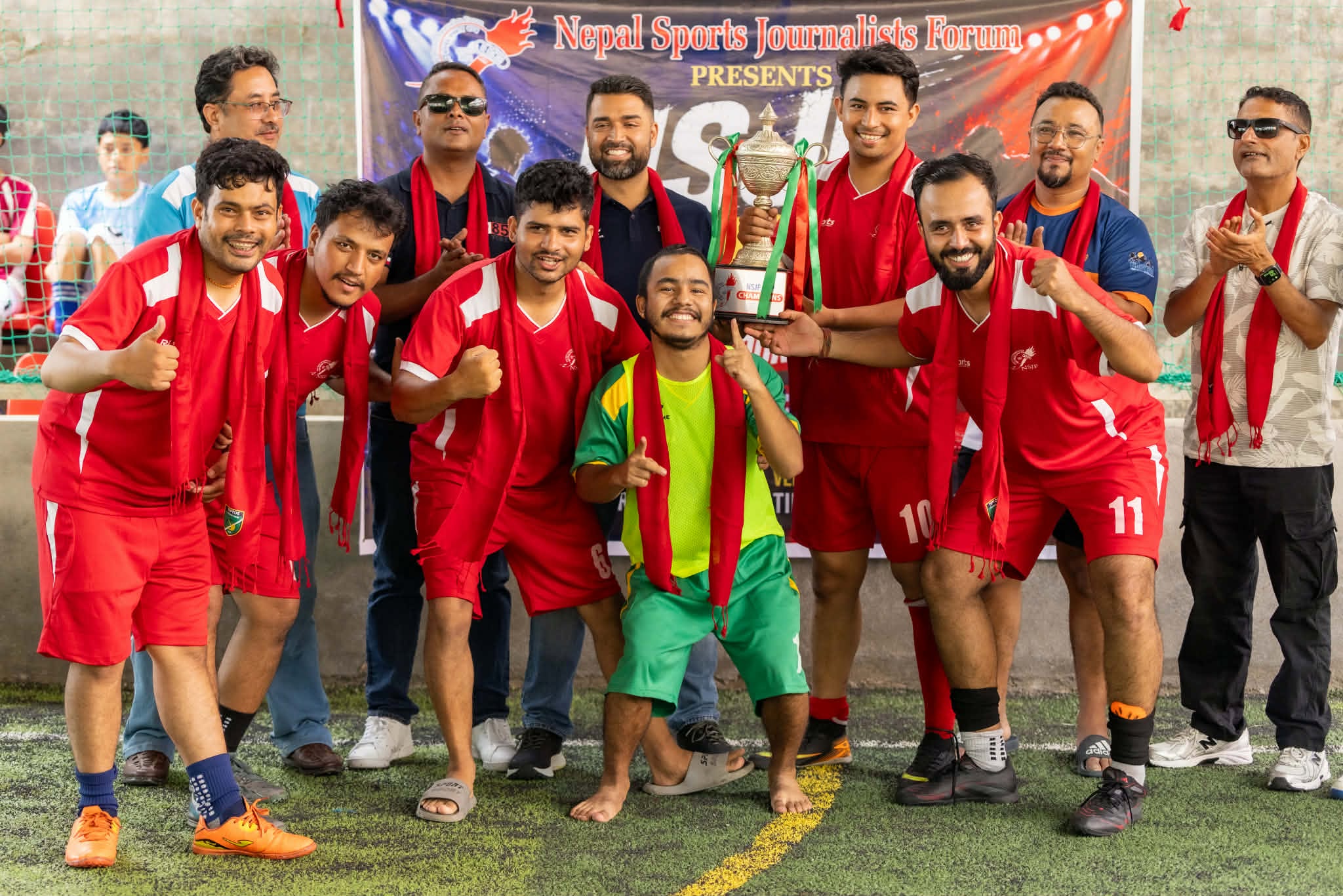 एनएसजेएफ कपको उपाधि रिपोर्टर राइनोजलाई